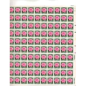 LOVE Pink Rose Sheet of 100 x 25 Cent US Postage Stamps NEW Scot 2378