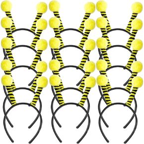 15pcs Party Bee Tentacle Headwear Cute Been Hair Bands for Girls,Party Bee Decoration Headbands
