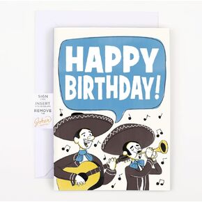 Joker Greeting Endless Mariachi Birthday With Glitter