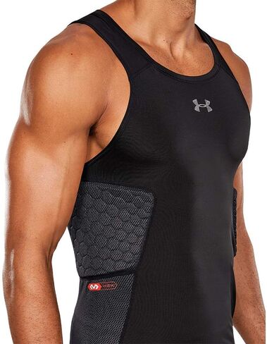 Under Armour Gameday 3-Pad Tank Bball, Large, White in Saudi Arabia
