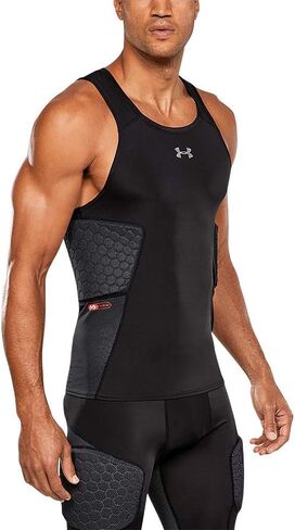 Under Armour Gameday 3-Pad Tank Bball, Large, White in Saudi Arabia