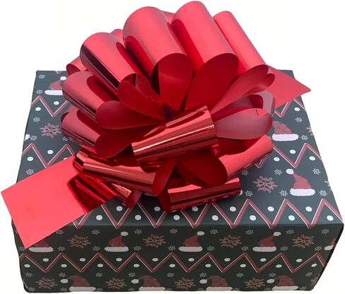 Big Red Bows(2 Pack) - 10 Inch Large Bow for Presents, Bike, Kids' Ride-On Car, Wedding, Christmas, Thanksgiving, Birthdays & Parties. in Saudi Arabia