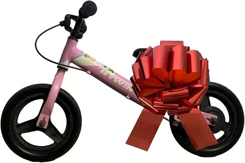 Big Red Bows(2 Pack) - 10 Inch Large Bow for Presents, Bike, Kids' Ride-On Car, Wedding, Christmas, Thanksgiving, Birthdays & Parties. in Saudi Arabia