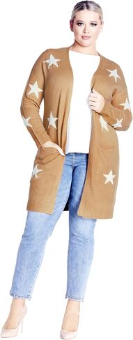EVANS Women's Plus Size Cardigan Starry in Saudi Arabia