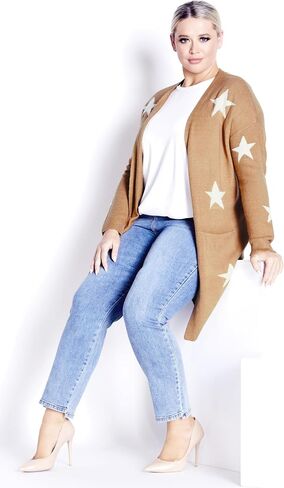 EVANS Women's Plus Size Cardigan Starry in Saudi Arabia