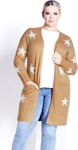 EVANS Women's Plus Size Cardigan Starry in Saudi Arabia