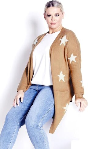 EVANS Women's Plus Size Cardigan Starry in Saudi Arabia