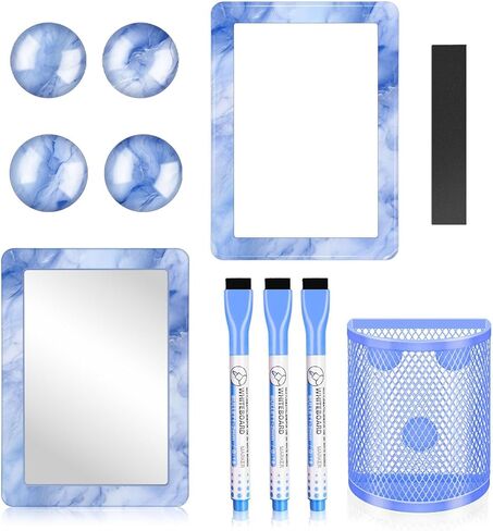 Purple Magnetic Locker Marble Theme Accessories Kit Include Back to School Essentials for Back to School Decorations Office Supplies in Kuwait