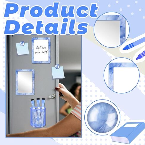 Purple Magnetic Locker Marble Theme Accessories Kit Include Back to School Essentials for Back to School Decorations Office Supplies in Kuwait