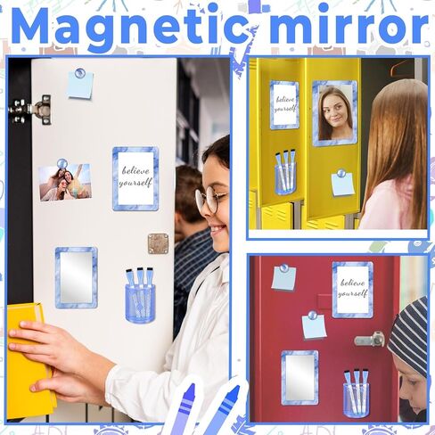 Purple Magnetic Locker Marble Theme Accessories Kit Include Back to School Essentials for Back to School Decorations Office Supplies in Kuwait