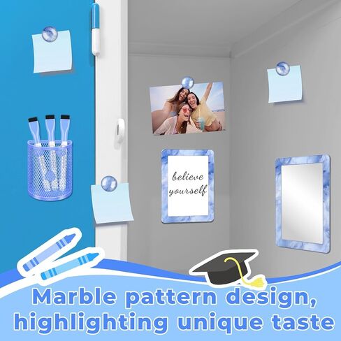 Purple Magnetic Locker Marble Theme Accessories Kit Include Back to School Essentials for Back to School Decorations Office Supplies in Kuwait