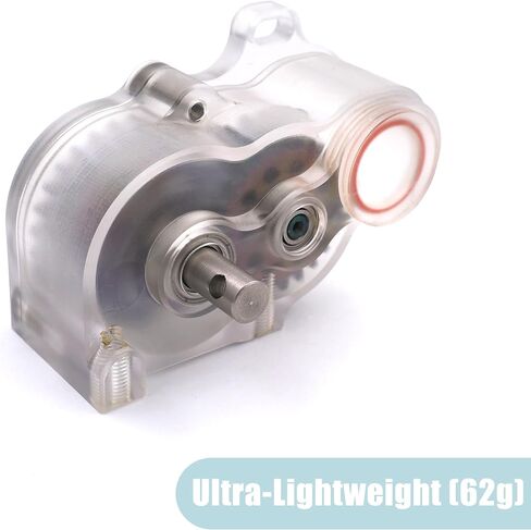 Aluminum LCG Center Transmission Gearbox with Steel Gear Upgrades Part for for 1/10 RC Car SCX10 TRX4 RC4WD Capra Axle DIY Chassis(Colorful) in Saudi Arabia
