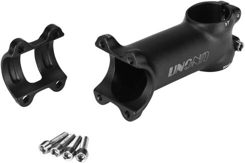 FOMTOR 25.4 Bike Stem 60mm 7 Degree MTB Bike Handlebar Stems Riser for Mountain Bicycle Road Bike BMX MTB Alloy Aluminum(Black) in Saudi Arabia
