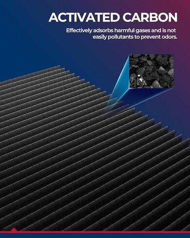 KAX Cabin Air Filter, Replacement for GCF022(CF11671) CX7, RAM1500, 1500 CLASS, 2500, 3500, 4500, 5500 Cabin Filter, Strong Adsorption Cabin Filter with Upgraded Activated Carbon in Kuwait