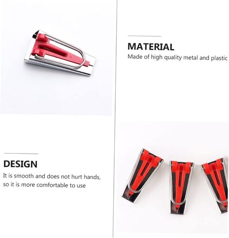 BESPORTBLE Bias Tape Maker Kit Fabric Bias Tape Tools for Sewing and Quilting Projects Create Binding Easily for Arts and Crafts in Saudi Arabia