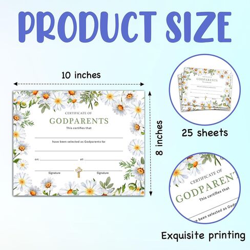 شهادة تفاني الطفل ، 25 PCS شهادات خضراء لتفاني تعميد الطفل ، هدايا معمودية الأطفال للأطفال الفتيات الفتيات ، مسيحيات دينية ومستلزمات-A04 in Kuwait