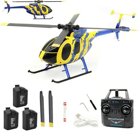 RC ERA C184 MD500 RC Helicopter ، 2.4G 4CH 4CH-PROPELLER RC HELICOPTER مع 6 محاور GYRO و One-IDEAL in Kuwait