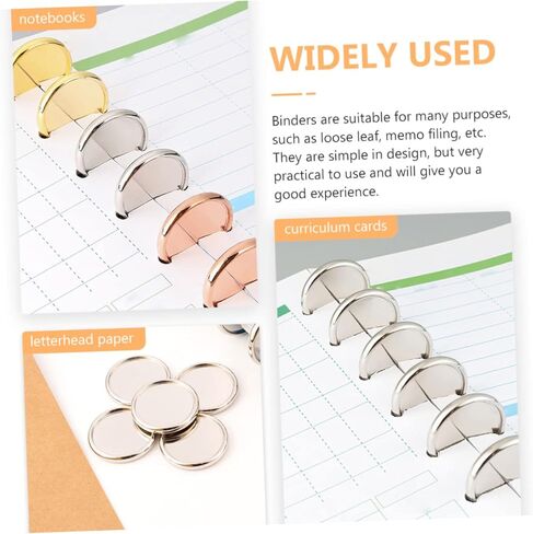 DOITOOL 20pcs Solid Binder Discs 28mm Round Planner Discs for DIY Notebook Book Binding Supplies Material in Kuwait