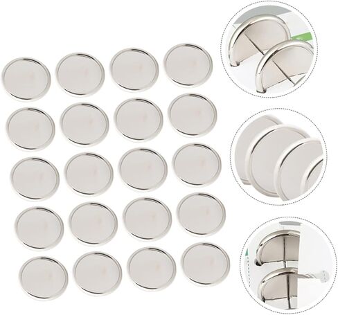 DOITOOL 20pcs Solid Binder Discs 28mm Round Planner Discs for DIY Notebook Book Binding Supplies Material in Kuwait