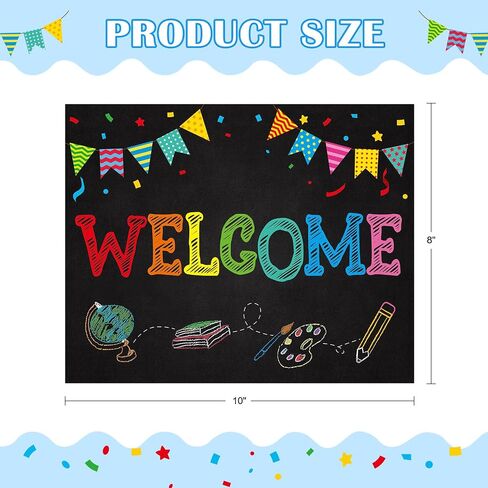 PETCEE First&Last Day of School Sign - 15 Grades First Day of School Chalkboard Sign for Kids Girls Boys 8"x 10" Preschool Kindergarten to College Photo Props Gifts in Saudi Arabia