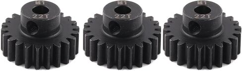 M1 Gear 15T 5mm Bore 3-Pack – High-Precision Hardened Steel Motor Pinion Gear for 1/8 1/10 RC Crawler, Monster Truck, Short Course Truck & Boat (Compatible with Traxxas Axial, FMS, HSP Redcat Losi) in Kuwait