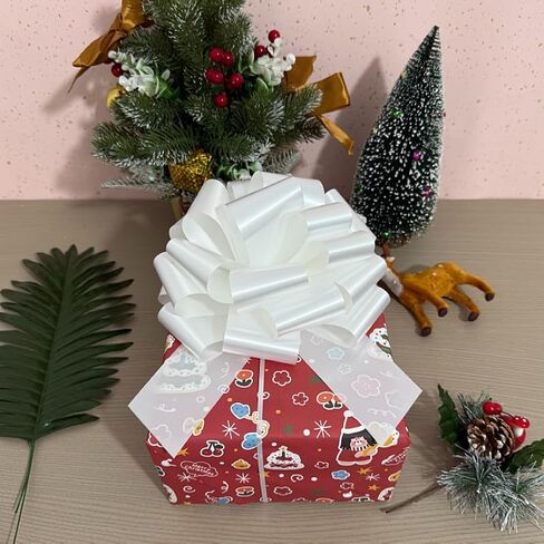 9 Inch Large Red Bows,5pcs Large Gift Bow- for Gift Wrapping, Wreath Decor, Anniversary, Gift Baskets, Christmas, Spring & Summer Events, Party Decorations (Red -2) in Kuwait