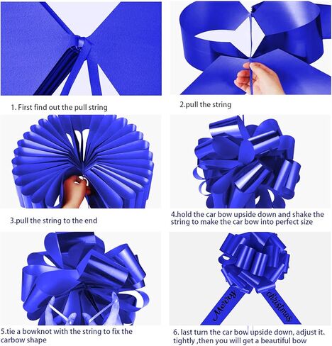 WILLBOND 20 Inch Graduate Big Car Bow Large Giant Graduation Congratulations Car Bow Ribbon for 2025 Graduation Gift Birthday Party Decoration(Orange) in Kuwait