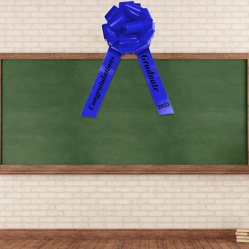 WILLBOND 20 Inch Graduate Big Car Bow Large Giant Graduation Congratulations Car Bow Ribbon for 2025 Graduation Gift Birthday Party Decoration(Orange) in Kuwait