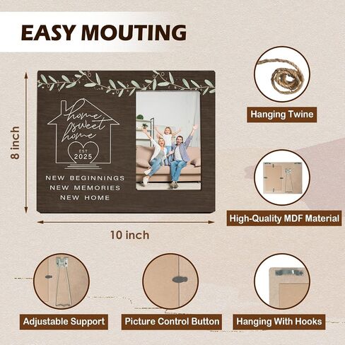 إطارات صور عائلية مضحكة مقاس 4 × 6، هدايا لأفراد العائلة، الأم والأب والابن والابنة والجدة والجد، أفكار هدايا عائلية، إطار صور عائلي مجنون قليلاً in Kuwait