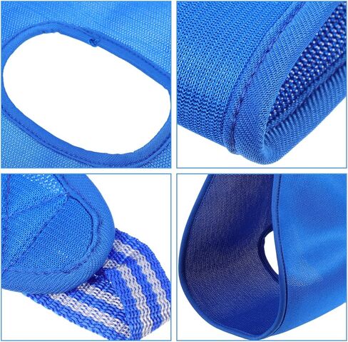 BESPORTBLE Breathable Blue Pet Hammock for Cats and Dogs Elevated Grooming Bed for Easy Nail Trimming Strong Support for Various Pet Sizes Conveniently Suspended with Metal Grommets in Kuwait