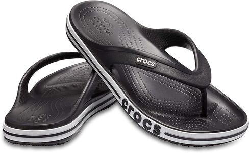 Crocs 205393-0GX Bayaband Flip Flops Slate Grey/Lime Size M12 in Saudi Arabia