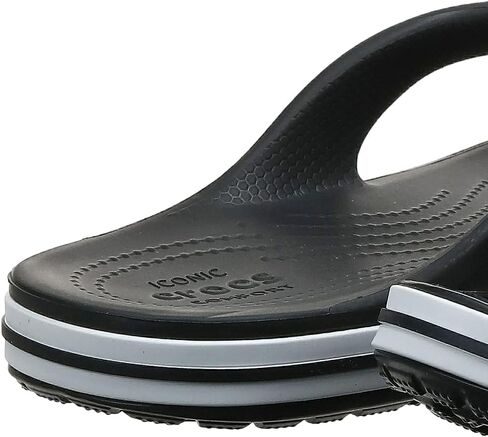 Crocs 205393-0GX Bayaband Flip Flops Slate Grey/Lime Size M12 in Saudi Arabia
