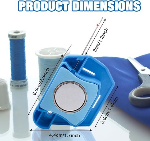 دليل التماس EastRpupira 2-in-1 مع Ripper المدمج ، أداة مزيل Stitch ، دليل هيممر متعدد الوظائف مع مقياس (وردي) in Kuwait