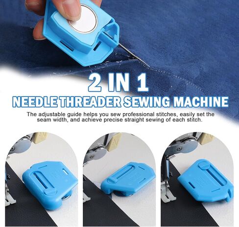 دليل التماس EastRpupira 2-in-1 مع Ripper المدمج ، أداة مزيل Stitch ، دليل هيممر متعدد الوظائف مع مقياس (وردي) in Kuwait