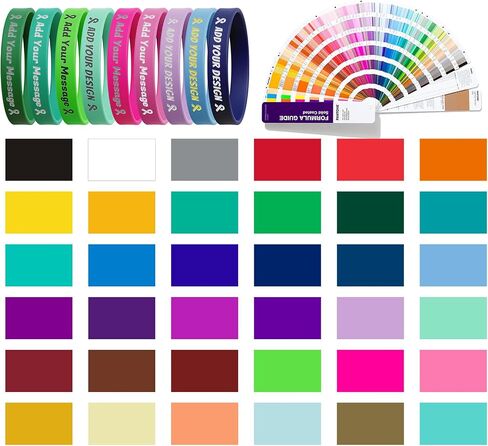 10/30/50/100 PCS Custom Silicone Wristbands for Events, Party, Awareness, Personalized Multi-color Bracelets Bulk in Kuwait