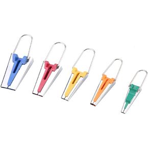 Fabric Tape Maker Tool Set Sewing Quilting Bias Binding with 5 Sizes, Ideal for Sewing Projects and Crafts