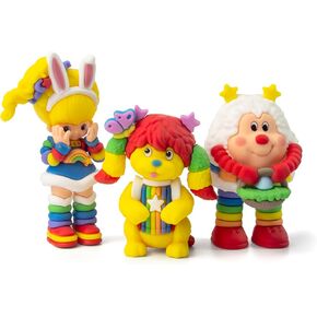 The Loyal Subjects Rainbow Brite 3-Pack Spring Season 2.5-inch Cheebee Collectible Figure Set with Rainbow Brite, Twink & Puppy Brite