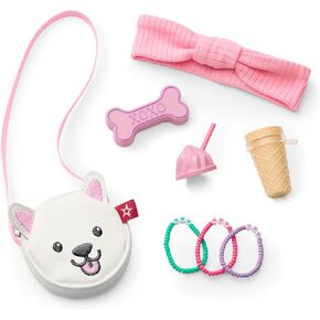 American Girl, Summer McKinny Girl of The Year 2025 18-inch Doll Accessories, with a Headband, Purse, and Tumbler, Ages 6+