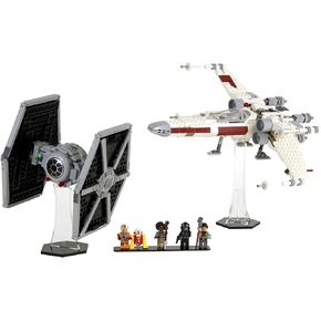 Display Stand Compatible with Lego 75393 - TIE Fighter & X-Wing Mash-up