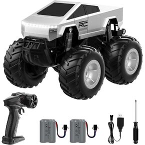 Remote Control Car, RC Truck Car for Kids, 2.4GHz Amphibious Waterproof All Terrain Truck for Boys, Gifts for Boys