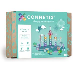 CONNETIX Pastel Ball Run Pack, 106 Pieces