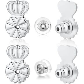 6 أجزاء من ظهور القرط البديلة للأرصين ، والأذنين المتدلية والأقراط الثقيلة ، والخضرة المصنوعة بشكل جيد مصنعة على شكل التاج ، ودعم الدعم الكبير بالإضافة إلى ظهور سيليكون 2pcs ، متعدد الألوان in Kuwait