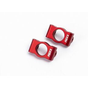 Nexx Racing Aluminium Caster Clocks-سيارة التحكم عن بُعد ، أجزاء ترقية Car RC لـ Losi RC Car Micro-B 2WD Mini RC Buggy 1/24 (Red | NX-462-R)