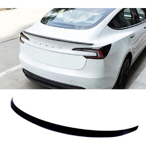 2017-2024 Glossy Black V Type Rear Spoiler Wing for Tesla Model 3 2018 2019 2020 2021 2022 2023 Trunk Lid in Kuwait