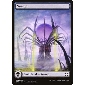 Magic: the Gathering - Swamp (264) - Full Art - Foil - Phyrexia: All Will Be One