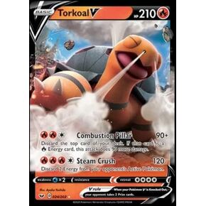 Pokemon - Torkoal V - Sword & Shield - Ultra Rare Card