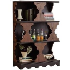 Bookshelves Solid Wood Bookcase Living Room Home Half Wall Bookshelf Office Display Cabinet Furniture Bookshelf(Small)