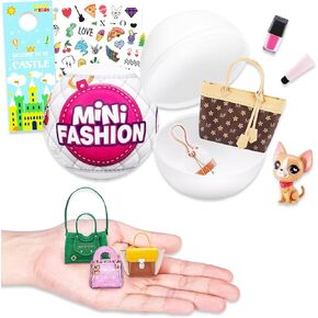 ZURU 5 Surprise Mini Brands Fashion Mystery Set - Series 1 Surprise Mini Fashion Toys Mystery Bundle with Tattoos, More | Mini Brands Fashion Series
