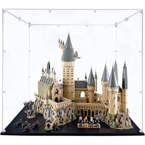 Acrylic Display Case Compatible with Lego 71043 Hogwarts Castle(Not Including Model), Protect Your Collectibles from Dust with a Clear Showcase (28.7x18.9x24.8inches)