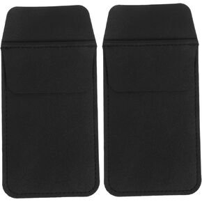 Housoutil 2pcs Pu Insert Type Pen Organizer Bag Compact and Portable Pen Protector for Medical Professionals